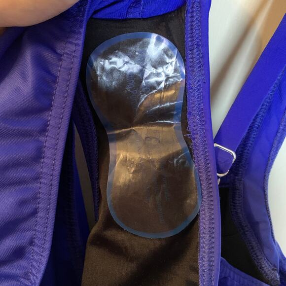 NWT Miraclesuit Sanibel One Piece All-Over  Slimming Swimsuit Size 14 Blue - Picture 4 of 6